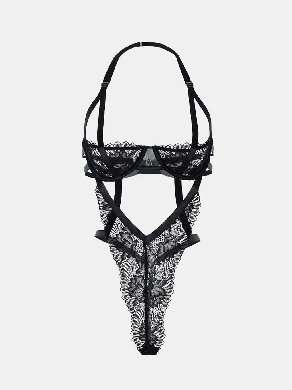 Lace Halterneck Set