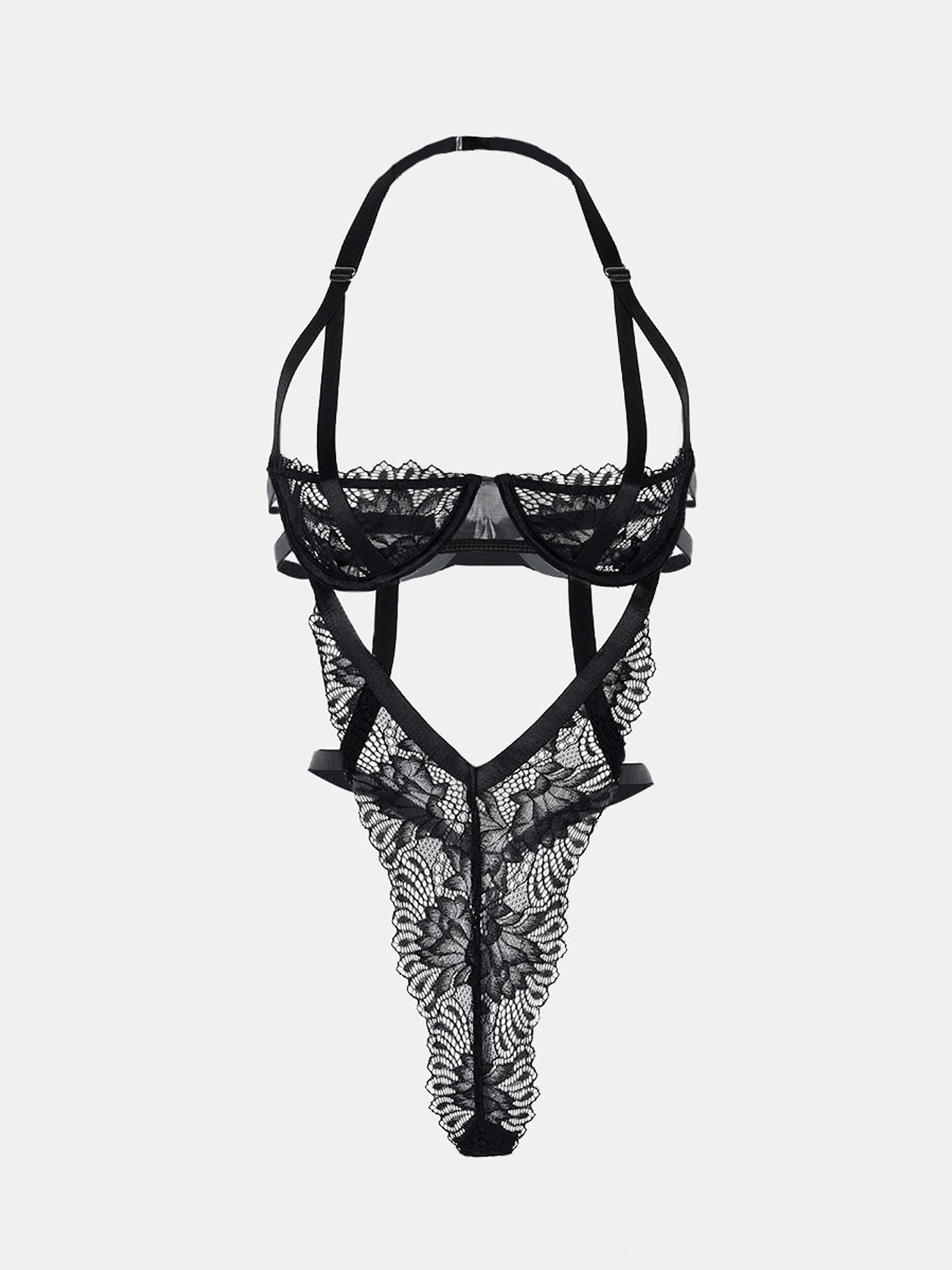 Lace Halterneck Set