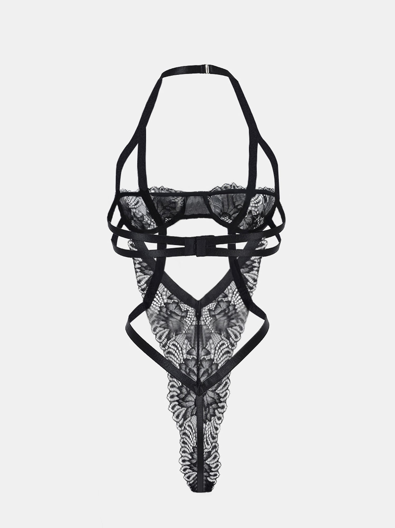 Lace Halterneck Set